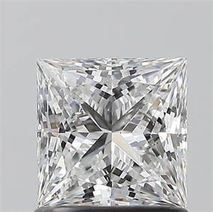 Foto Diamante Natural 1.01 quilates, Princesa , Color E, claridad SI2 y certificado GIA de