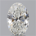 Natural Diamond 3.02 Carats, Oval with  Cut, G Color, SI2 Clarity and Certified by GIA