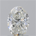 Natural Diamond 1.22 Carats, Oval with  Cut, I Color, SI1 Clarity and Certified by GIA