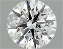 Del inventario de diamantes de laboratorio, 1.87 quilates, Redondo , Color F, claridad VS2 y certificado IGI