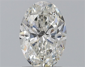 Foto Diamante Natural 1.21 quilates, Ovalado , Color H, claridad SI2 y certificado GIA de