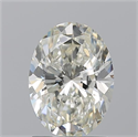 Natural Diamond 1.70 Carats, Oval with  Cut, J Color, SI2 Clarity and Certified by GIA