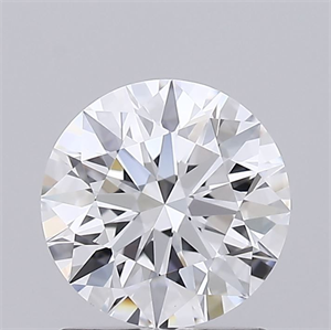 Picture of Lab Grown Diamond 1.10 Carats, Round with Ideal Cut, D Color, VVS1 Clarity and Certified by IGI