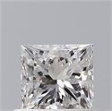 Diamante Natural 0.50 quilates, Princesa , Color E, claridad VS2 y certificado GIA