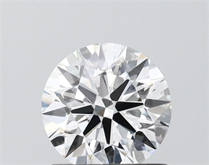Picture of Lab Grown Diamond 1.02 Carats, Round with Ideal Cut, D Color, VVS1 Clarity and Certified by IGI