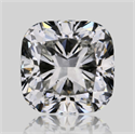 Natural Diamond 0.51 Carats, Cushion with  Cut, F Color, SI2 Clarity and Certified by GIA