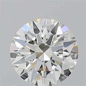 Picture of Natural Diamond 1.01 Carats, Round with Excellent Cut, K Color, VS1 Clarity and Certified by GIA