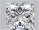 Natural Diamond 0.91 Carats, Princess with  Cut, E Color, SI2 Clarity and Certified by GIA