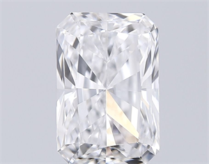 Picture of Natural Diamond 0.71 Carats, Radiant with  Cut, D Color, VVS2 Clarity and Certified by GIA