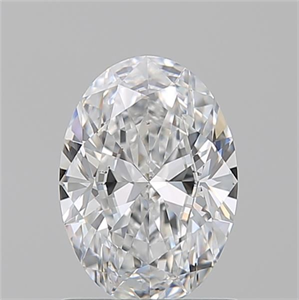 Picture of Natural Diamond 1.06 Carats, Oval with  Cut, E Color, VS2 Clarity and Certified by GIA