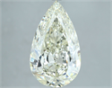 Diamante Natural 5.01 quilates, De pera , Color K, claridad VS2 y certificado IGI