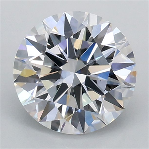 Picture of Lab Grown Diamond 1.10 Carats, Round with Ideal Cut, D Color, VS1 Clarity and Certified by IGI