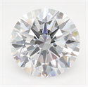 Lab Grown Diamond 2.57 Carats, Round with Ideal Cut, D Color, IF Clarity and Certified by IGI