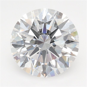 Picture of Lab Grown Diamond 2.57 Carats, Round with Ideal Cut, D Color, IF Clarity and Certified by IGI