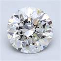 Natural Diamond 2.01 Carats, Round with Very Good Cut, G Color, VS1 Clarity and Certified by GIA