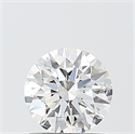 Lab Grown Diamond 1.01 Carats, Round with Ideal Cut, D Color, VS1 Clarity and Certified by IGI