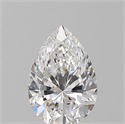 Natural Diamond 0.90 Carats, Pear with  Cut, E Color, VVS2 Clarity and Certified by GIA