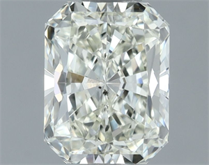 Picture of Natural Diamond 1.02 Carats, Radiant with  Cut, I Color, VS2 Clarity and Certified by IGI