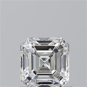 Picture of Natural Diamond 0.90 Carats, Asscher with  Cut, G Color, VS2 Clarity and Certified by GIA