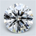 Diamante Natural 3.01 quilates, Redondo , Color E, claridad VS1 y certificado GIA