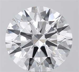 Picture of Lab Grown Diamond 7.03 Carats, Round with Ideal Cut, E Color, VVS2 Clarity and Certified by IGI