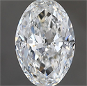 Natural Diamond 1.01 Carats, Oval with  Cut, F Color, VS1 Clarity and Certified by GIA