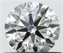 Natural Diamond 0.50 Carats, Round with Excellent Cut, H Color, SI1 Clarity and Certified by IGI