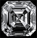 Natural Diamond 1.70 Carats, Asscher with  Cut, E Color, SI1 Clarity and Certified by GIA