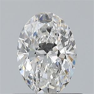 Picture of Natural Diamond 0.61 Carats, Oval with  Cut, E Color, VVS2 Clarity and Certified by GIA