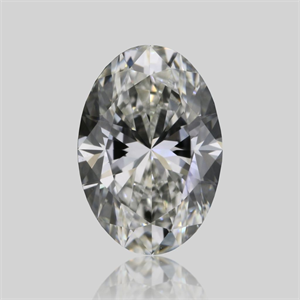 Picture of Natural Diamond 0.50 Carats, Oval with  Cut, I Color, VVS1 Clarity and Certified by GIA