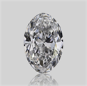 Natural Diamond 0.31 Carats, Oval with  Cut, D Color, SI2 Clarity and Certified by GIA