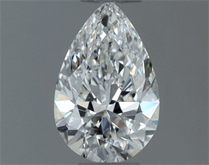 Picture of Natural Diamond 0.50 Carats, Pear with  Cut, G Color, VVS2 Clarity and Certified by GIA