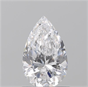 Diamante Natural 0.77 quilates, De pera , Color D, claridad IF y certificado GIA