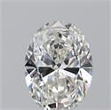 Natural Diamond 0.50 Carats, Oval with  Cut, G Color, VS2 Clarity and Certified by GIA