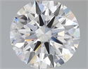 Lab Grown Diamond 1.20 Carats, Round with Ideal Cut, D Color, VVS2 Clarity and Certified by IGI