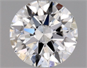 Natural Diamond 0.50 Carats, Round with Excellent Cut, F Color, SI1 Clarity and Certified by GIA