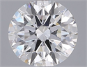 Lab Grown Diamond 2.04 Carats, Round with Ideal Cut, E Color, VVS2 Clarity and Certified by IGI