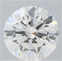 Natural Diamond 0.70 Carats, Round with Excellent Cut, H Color, VS1 Clarity and Certified by GIA
