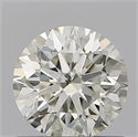 Natural Diamond 0.70 Carats, Round with Excellent Cut, L Color, I1 Clarity and Certified by GIA