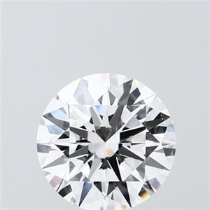 Picture of Lab Grown Diamond 1.53 Carats, Round with Ideal Cut, F Color, VVS2 Clarity and Certified by IGI