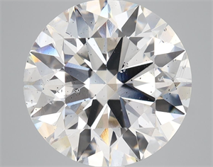 Picture of Lab Grown Diamond 7.03 Carats, Round with Ideal Cut, G Color, SI1 Clarity and Certified by IGI