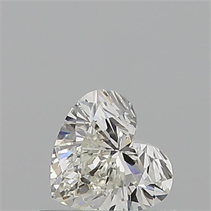 Picture of Natural Diamond 0.50 Carats, Heart with  Cut, I Color, VVS2 Clarity and Certified by GIA