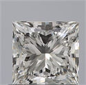 Natural Diamond 0.80 Carats, Princess with  Cut, G Color, VVS2 Clarity and Certified by IGI