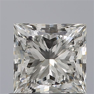 Picture of Natural Diamond 0.80 Carats, Princess with  Cut, G Color, VVS2 Clarity and Certified by IGI