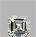 Diamante Natural 0.90 quilates, Asscher , Color J, claridad VVS1 y certificado GIA