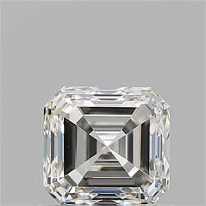 Foto Diamante Natural 0.90 quilates, Asscher , Color J, claridad VVS1 y certificado GIA de