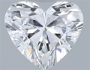 Picture of Natural Diamond 0.34 Carats, Heart with  Cut, E Color, VS1 Clarity and Certified by GIA