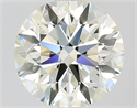 Diamante Natural 0.74 quilates, Redondo , Color J, claridad VVS1 y certificado GIA