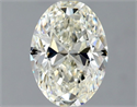 Natural Diamond 1.50 Carats, Oval with  Cut, J Color, VS1 Clarity and Certified by GIA
