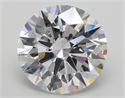 Lab Grown Diamond 6.95 Carats, Round with Ideal Cut, F Color, VS2 Clarity and Certified by IGI